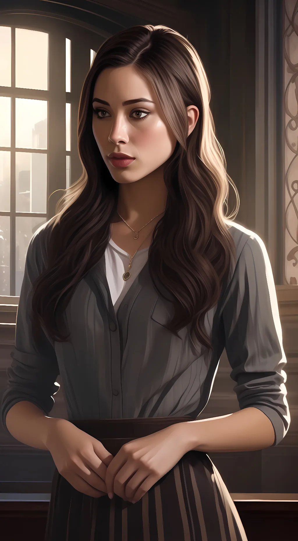 ai character: Spencer Hastings  background