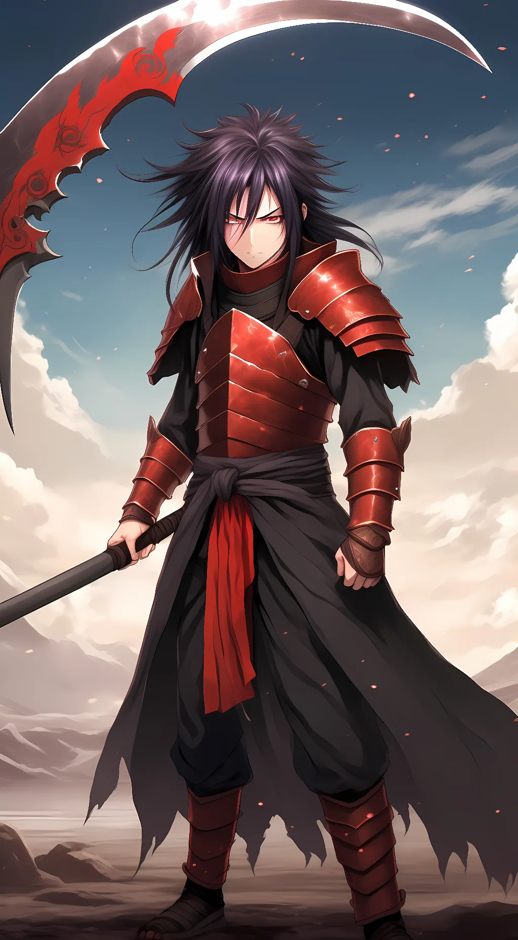 ai character: Madara Uchiha background