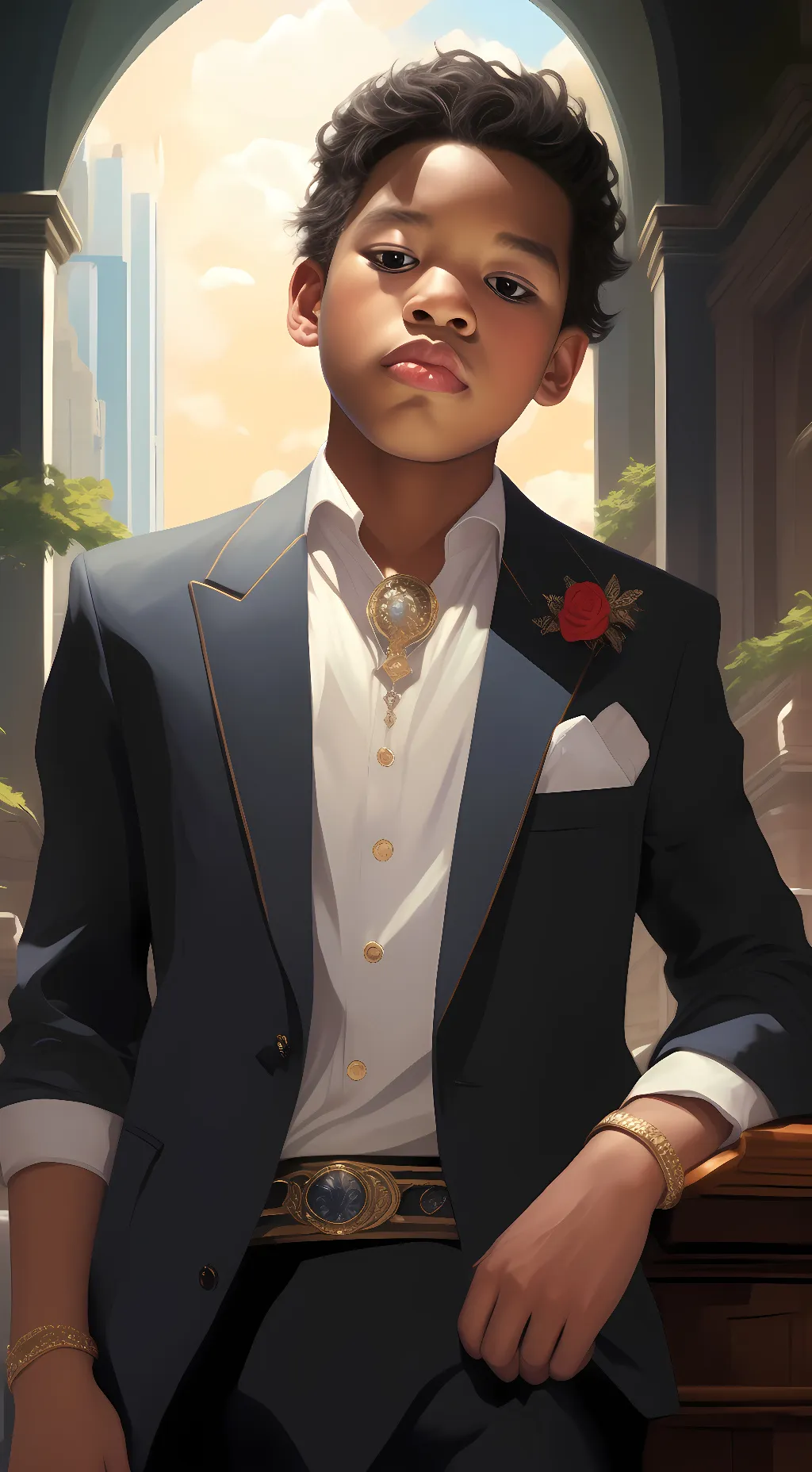 ai character: Nolan background