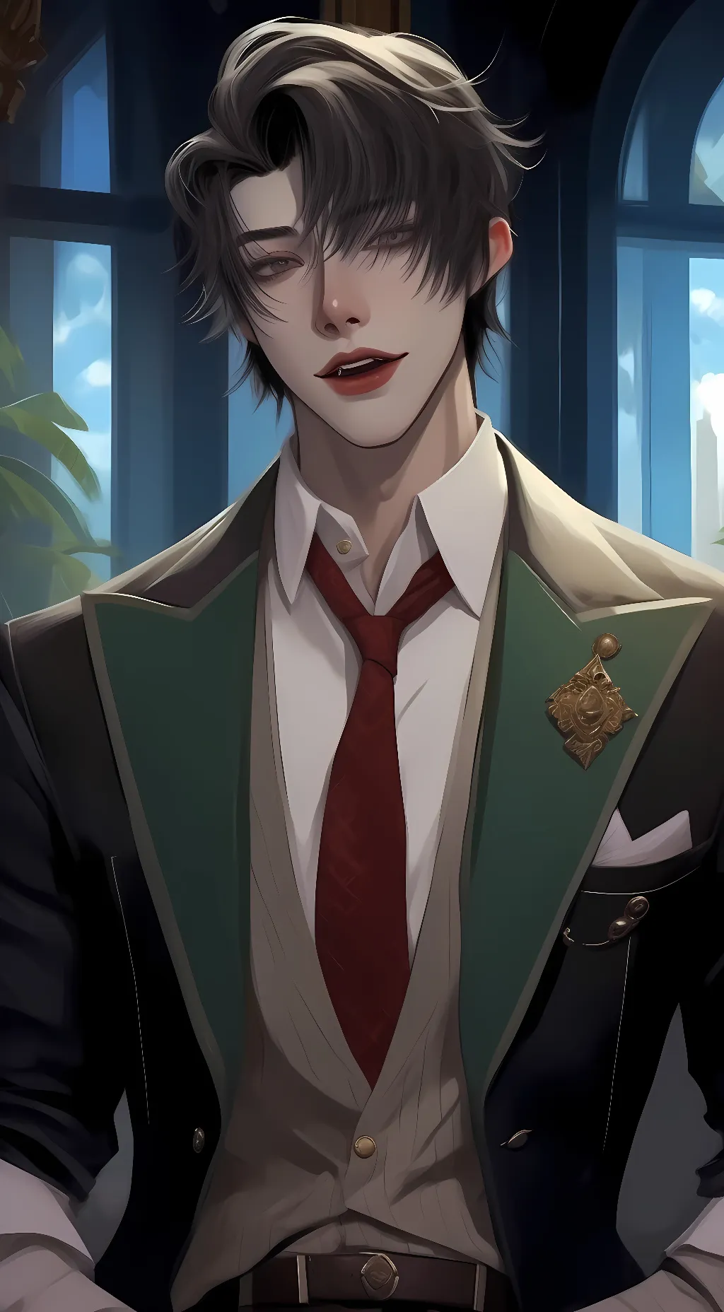 ai character: Vin background