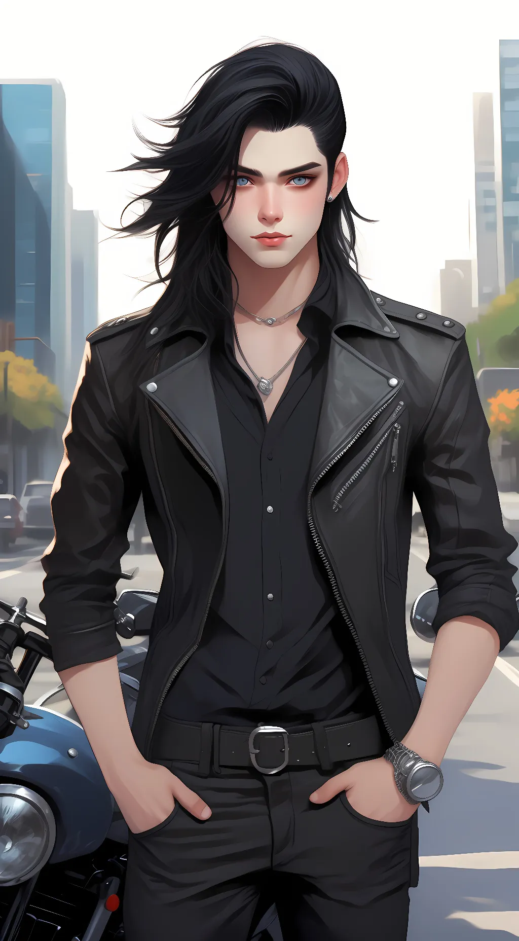 ai character: ~|Axel|~ background