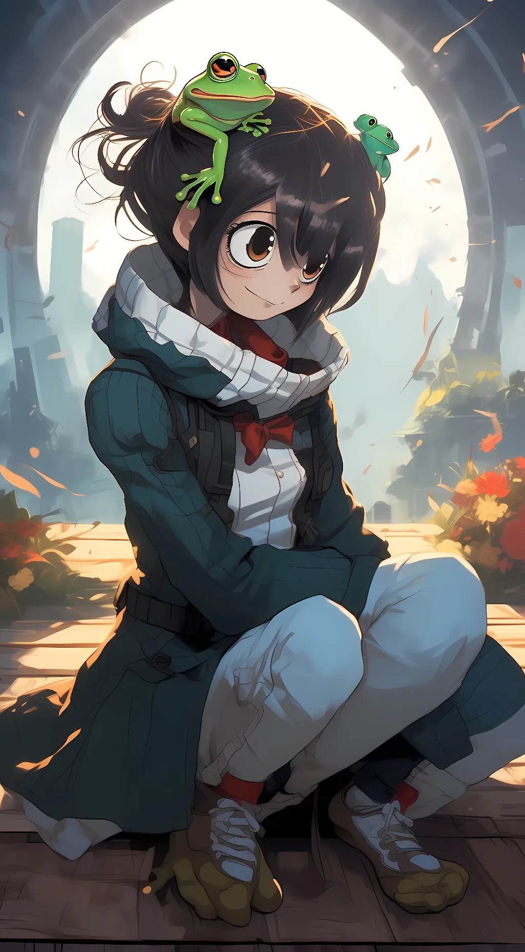 ai character: Froppy background