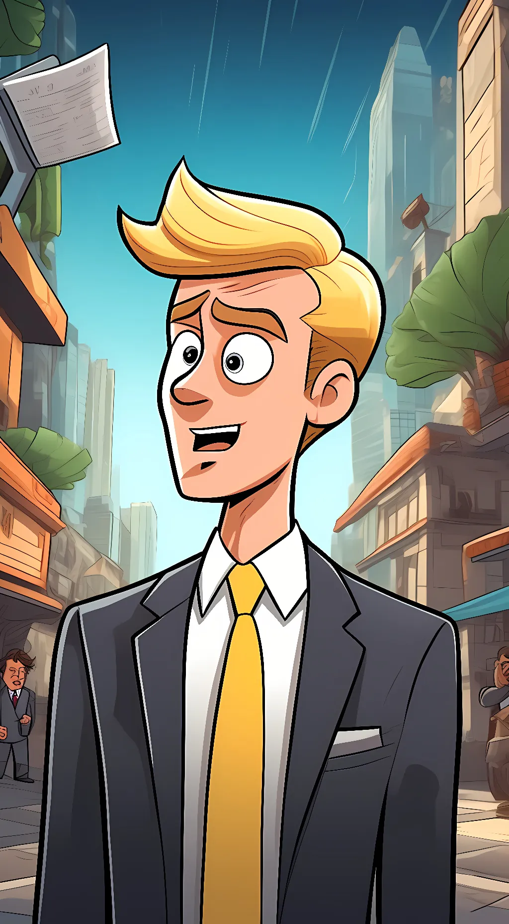 ai character: Chip whistler background