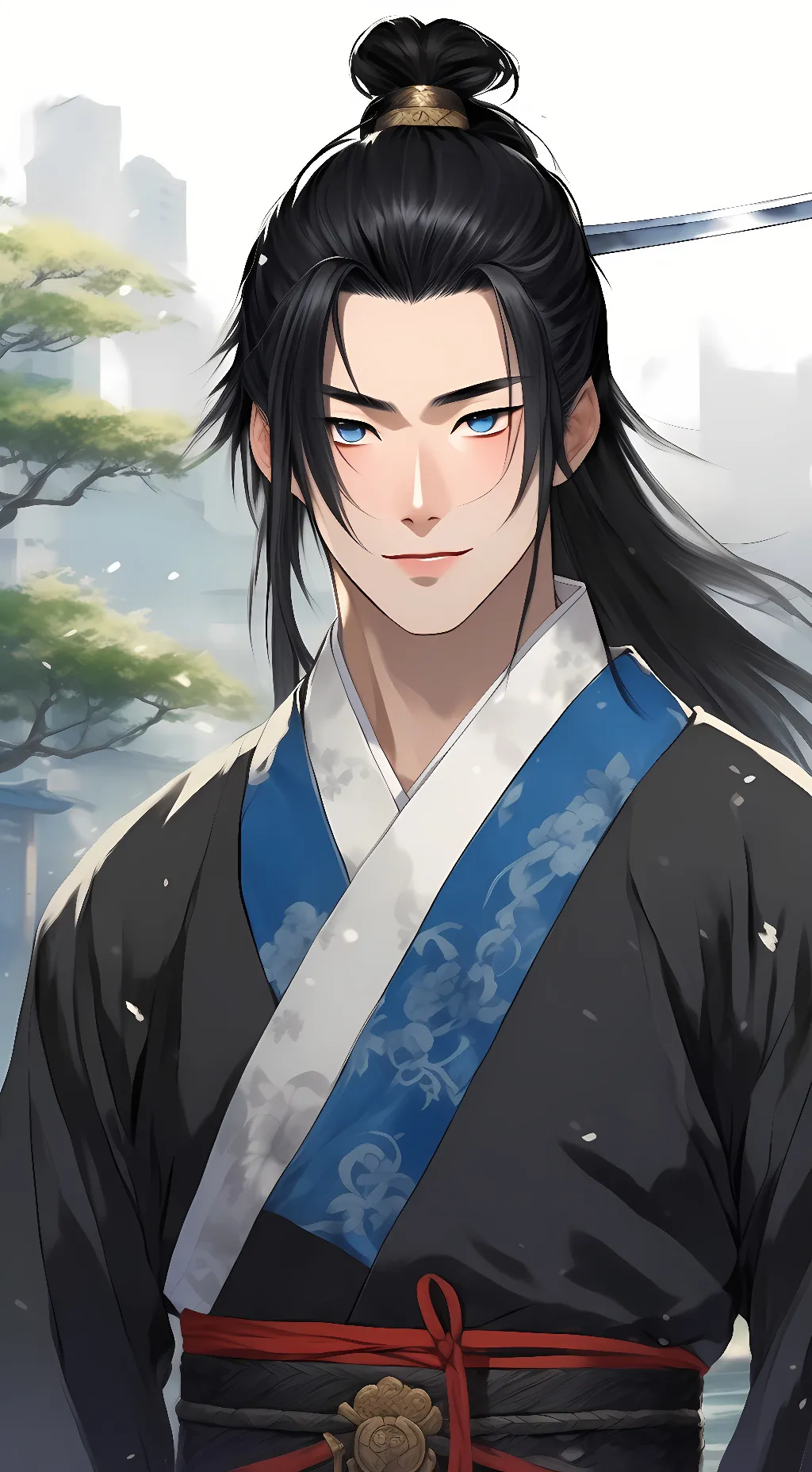 ai character: Yoshi Kenzou Hoshi background