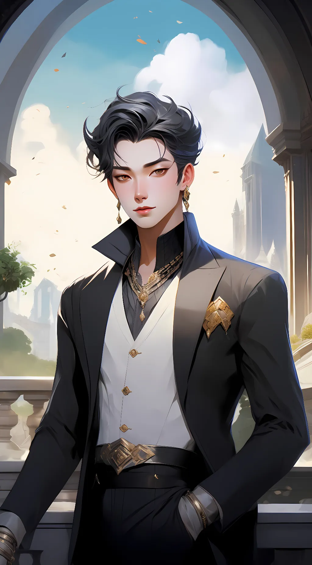 ai character: Mark background