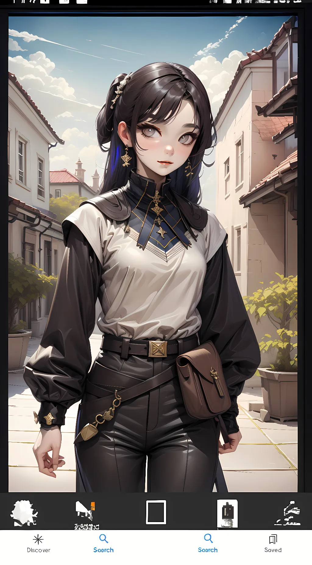 ai character: kat background
