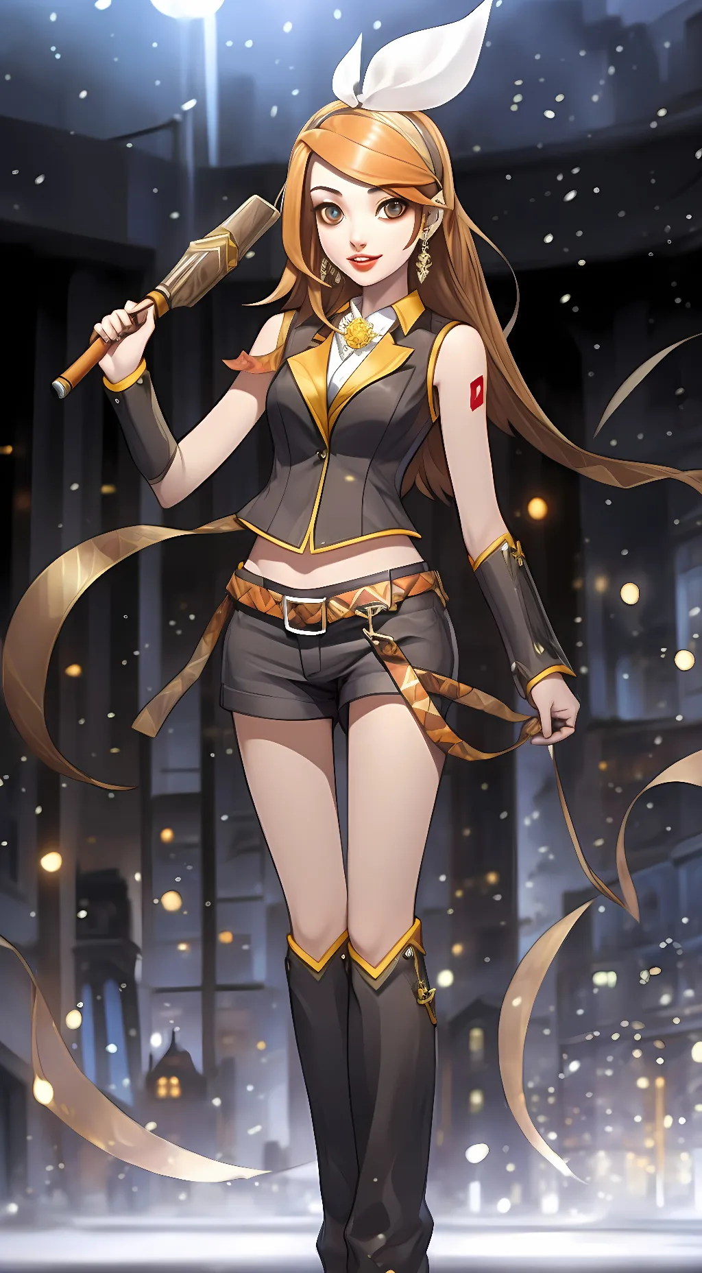 ai character: rin kagamine background