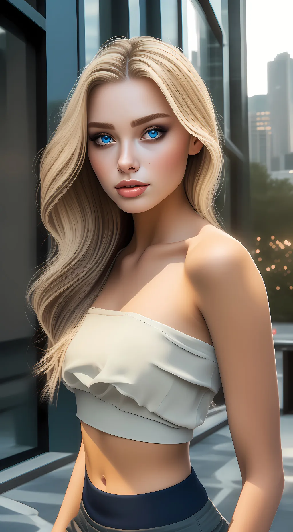 ai character: Spring background
