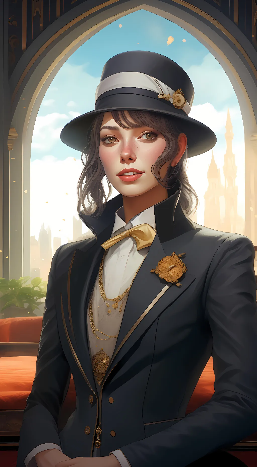 ai character: Sharjah background