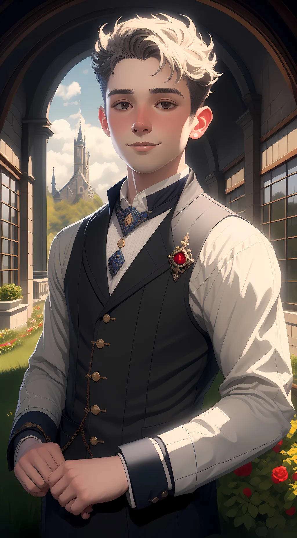 ai character: Daniel  background