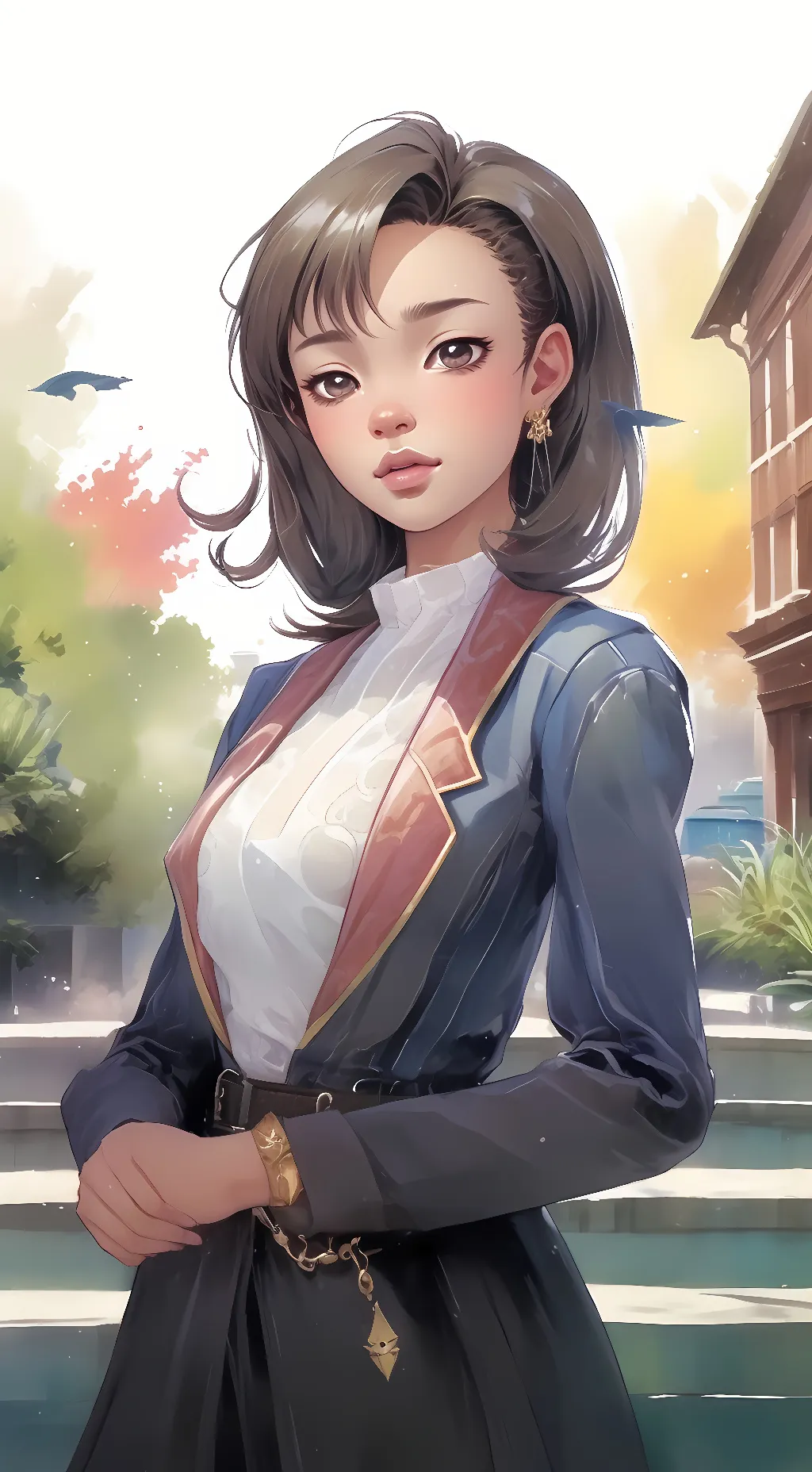 ai character: olivia background