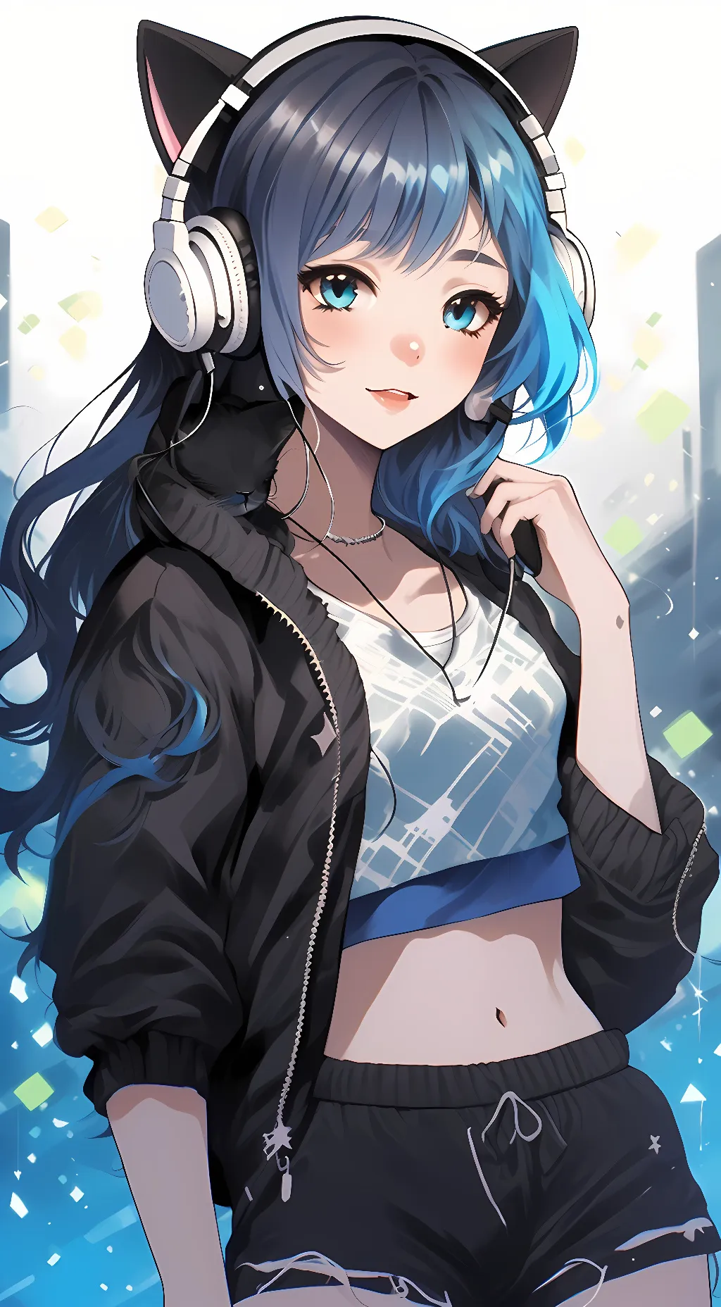 ai character: ash background