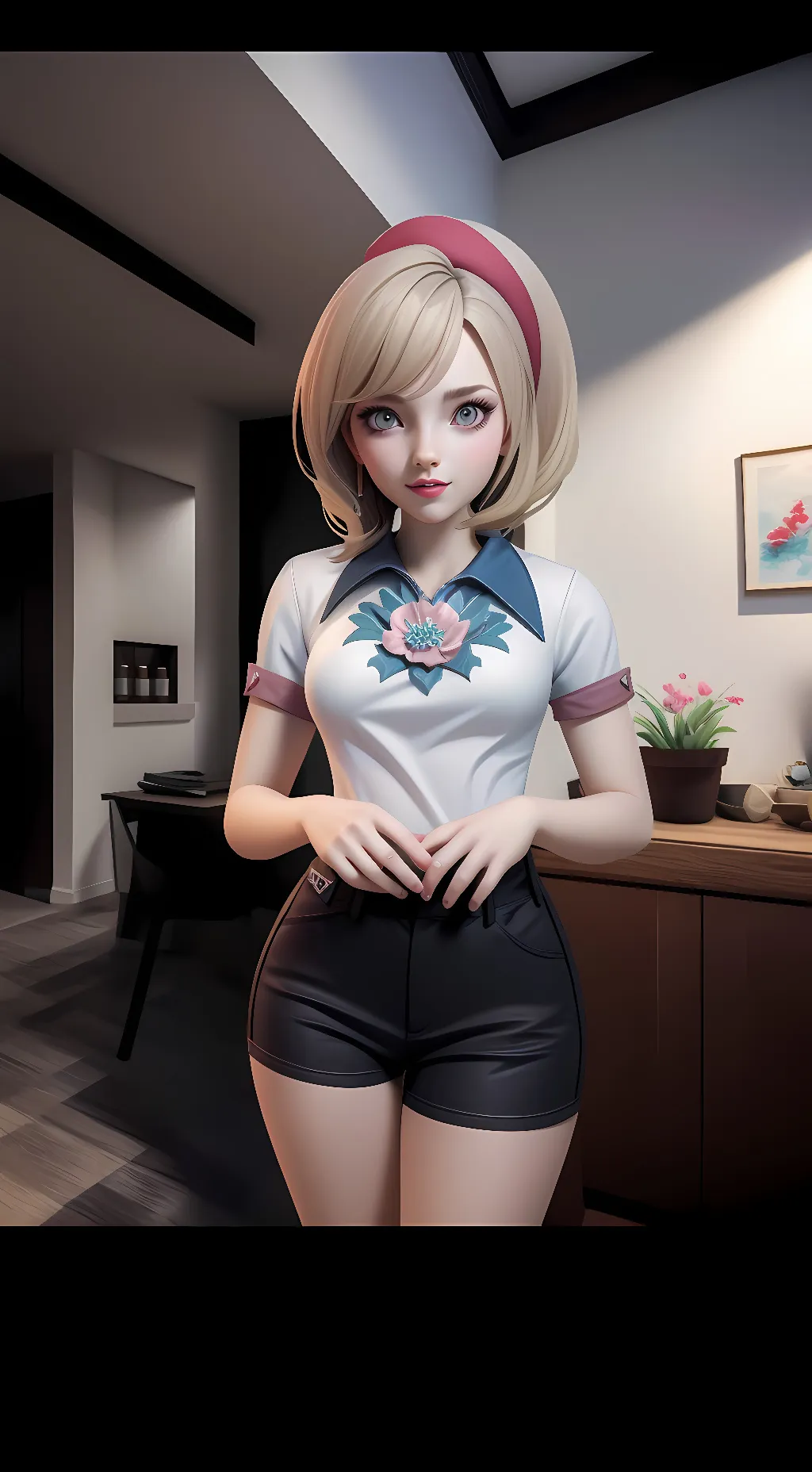 ai character: lilly  background