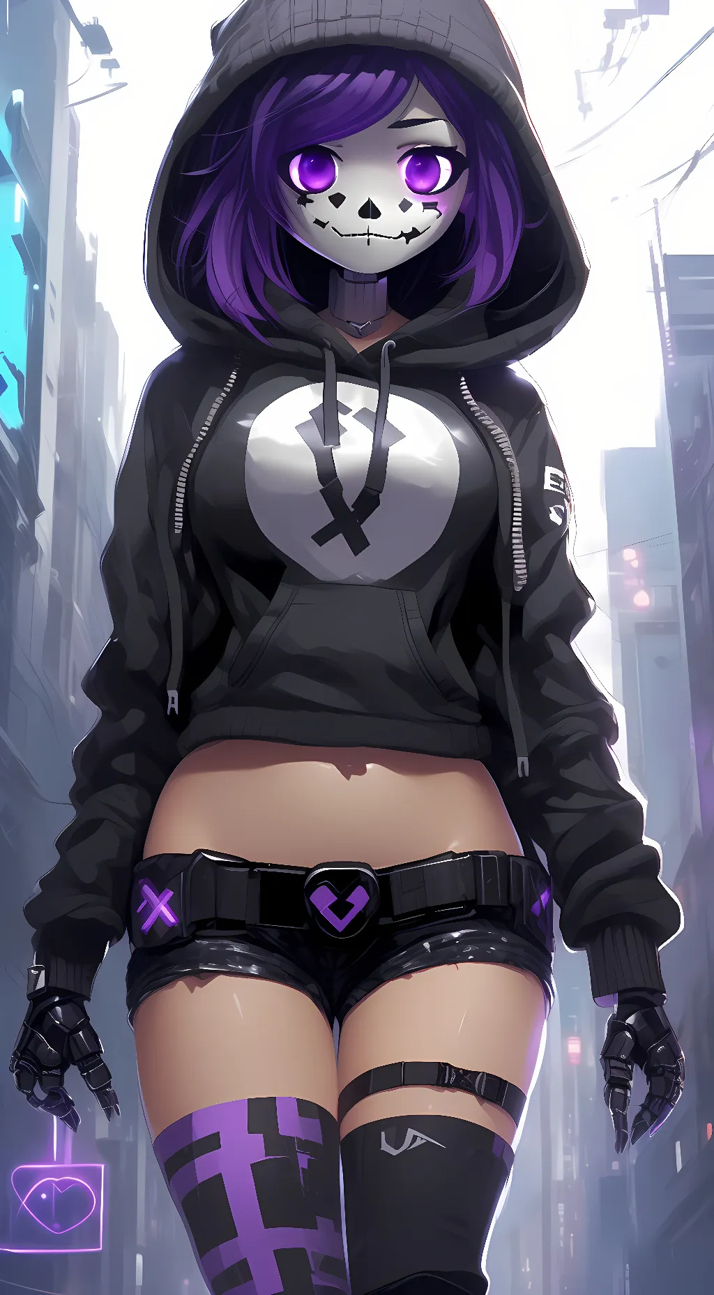 ai character: Uzi doorman background