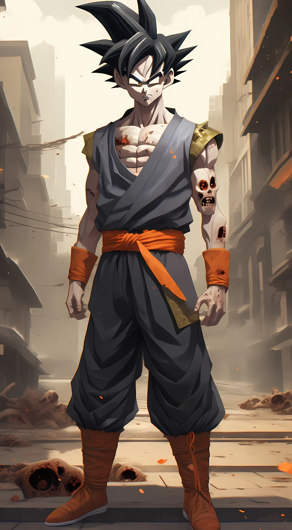 ai character: Zombie Goku background