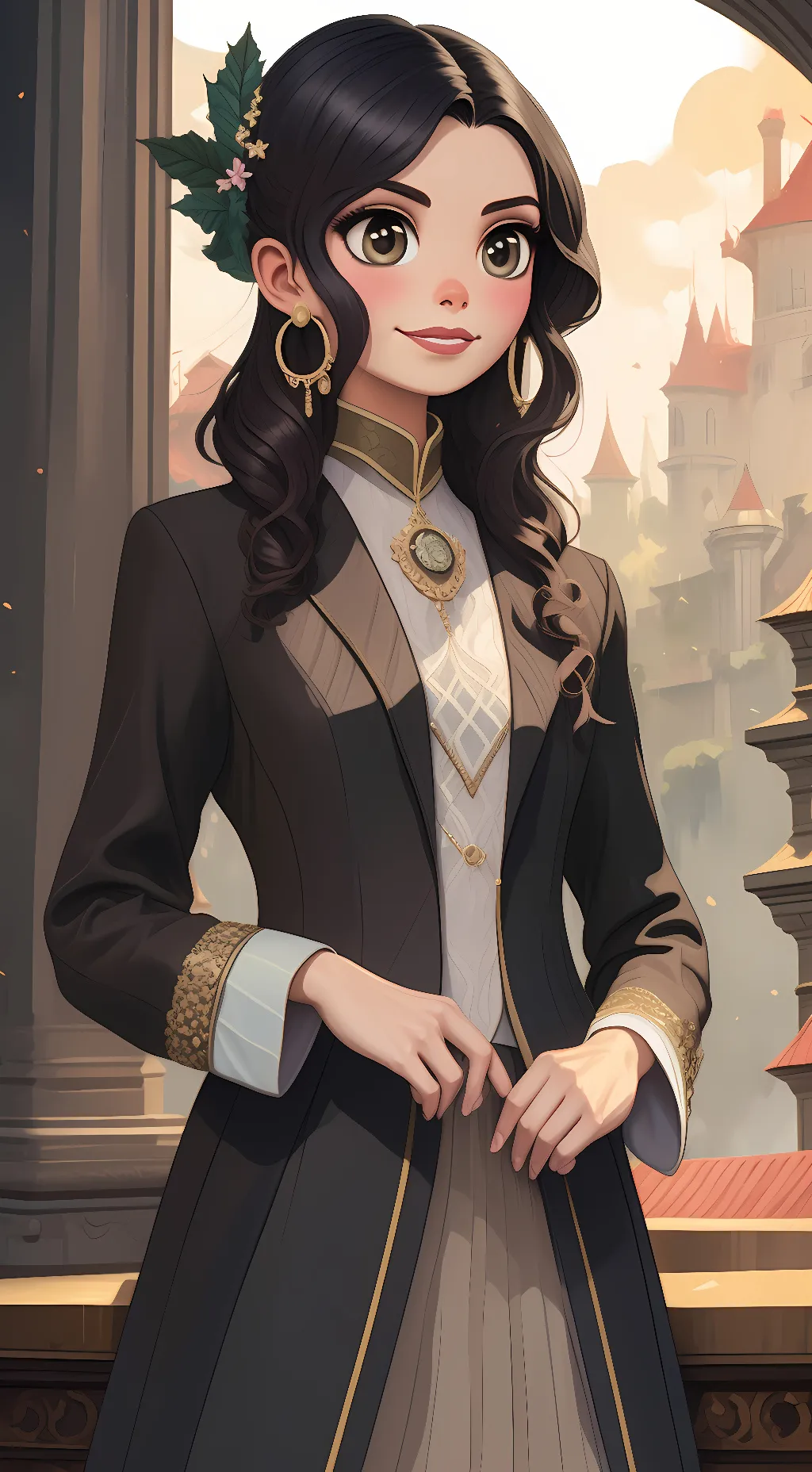 ai character: Emma  background
