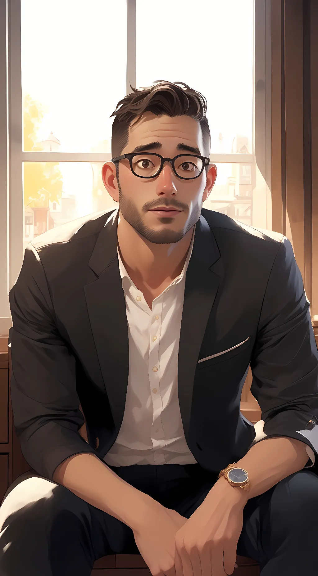 ai character: Archer background