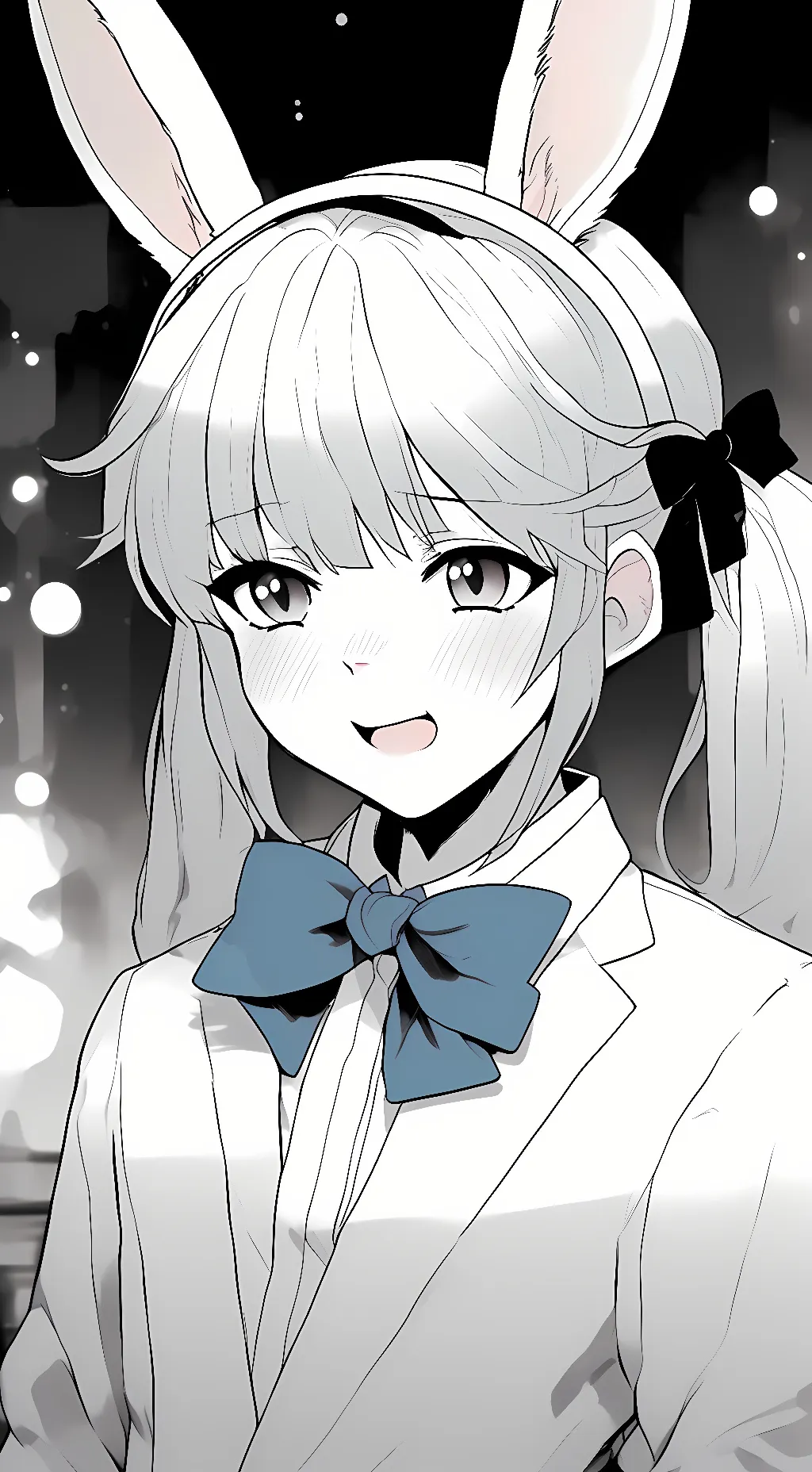 ai character: Bunny girl Senpai background