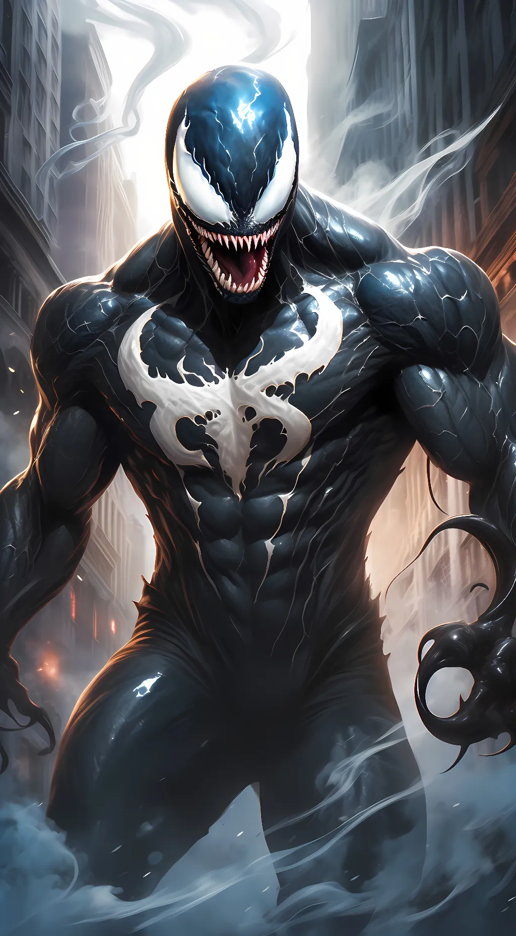 ai character: Venom (Eddie) background