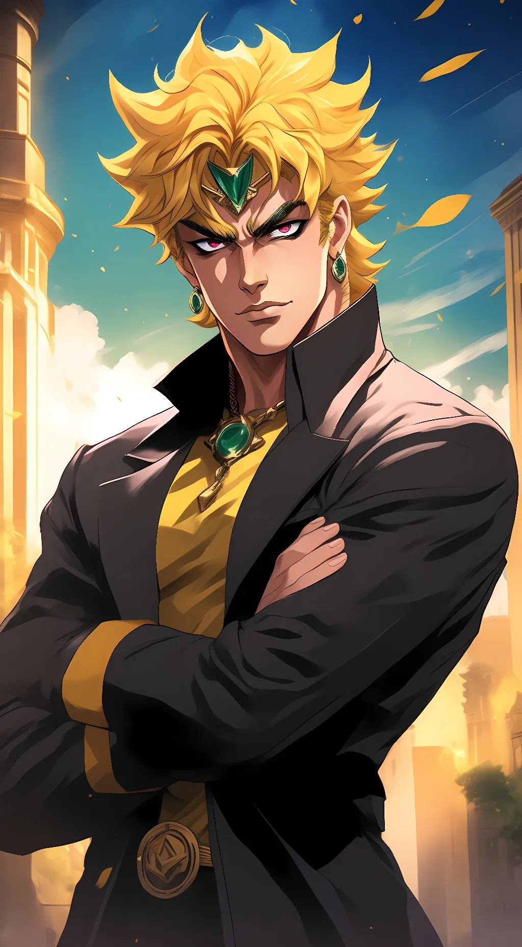 ai character: Dio Brando background