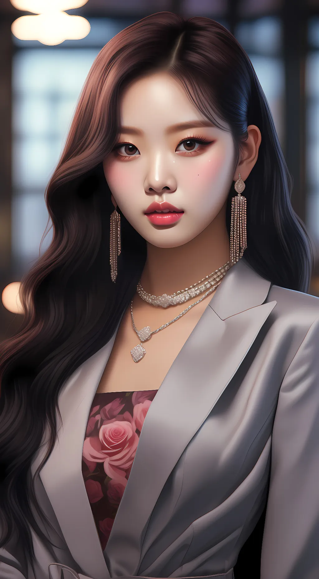 ai character: Lisa  background