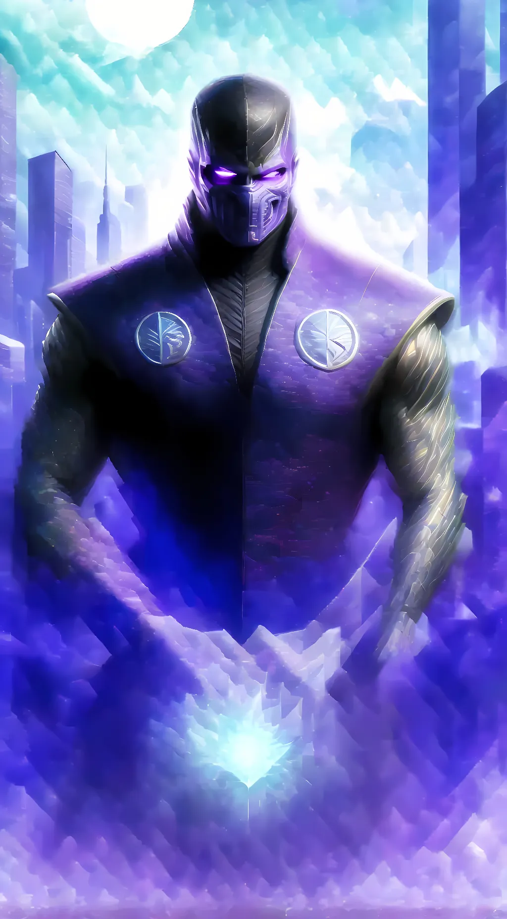 ai character: MetaTitan background