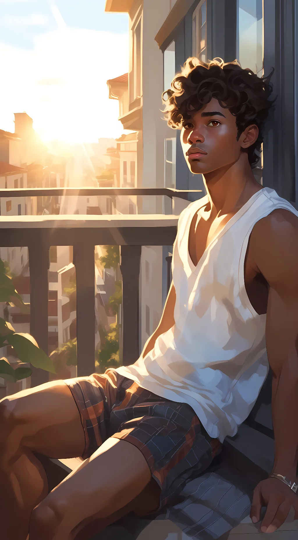 ai character: Aaron background