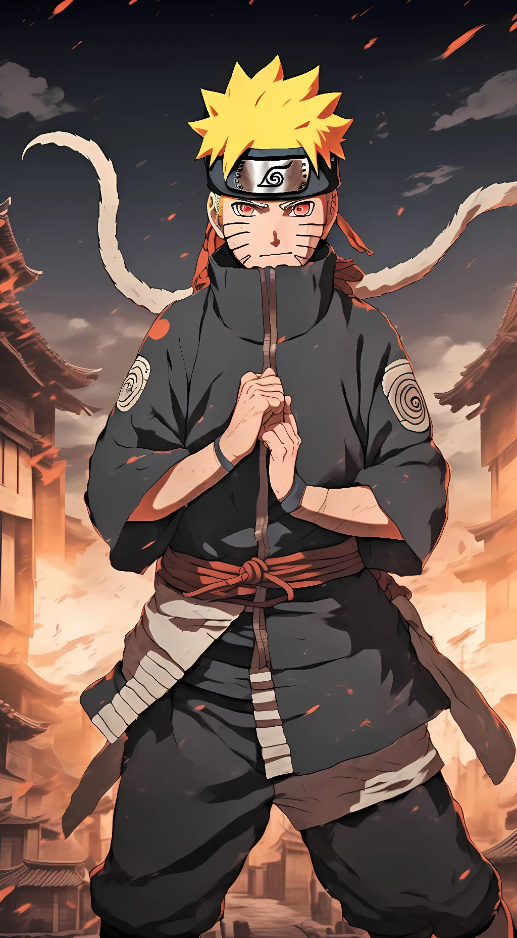 ai character: Naruto Uzumaki  background