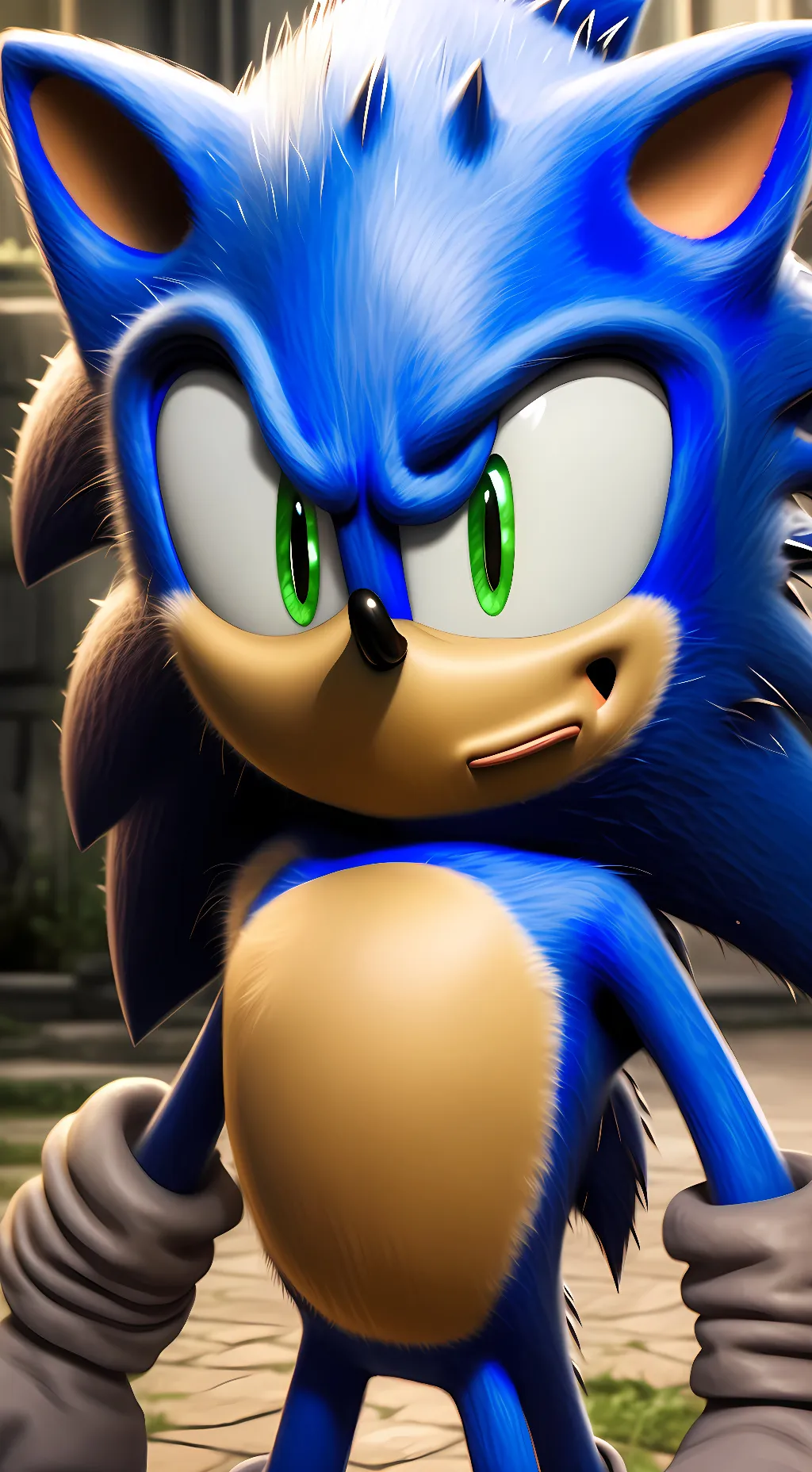 ai character: sanic background