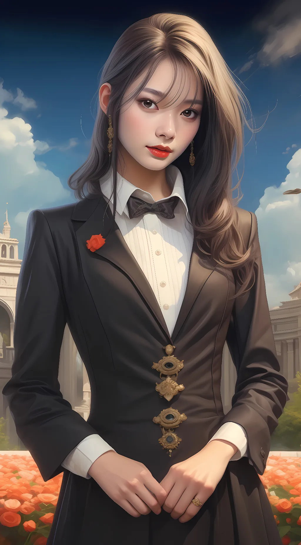 ai character: Phuong Pham  background