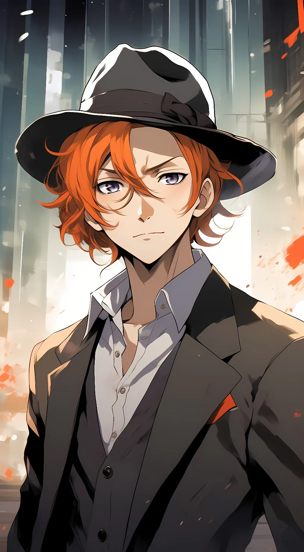 ai character: chuuya nakahara  background