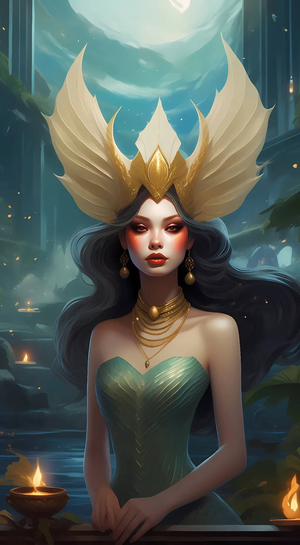 ai character: Mother siren background