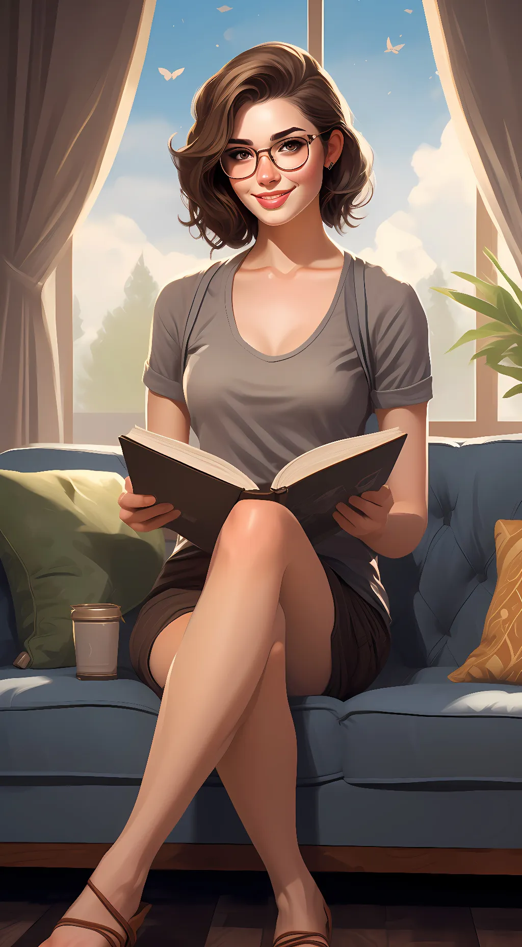 ai character: Olivia background