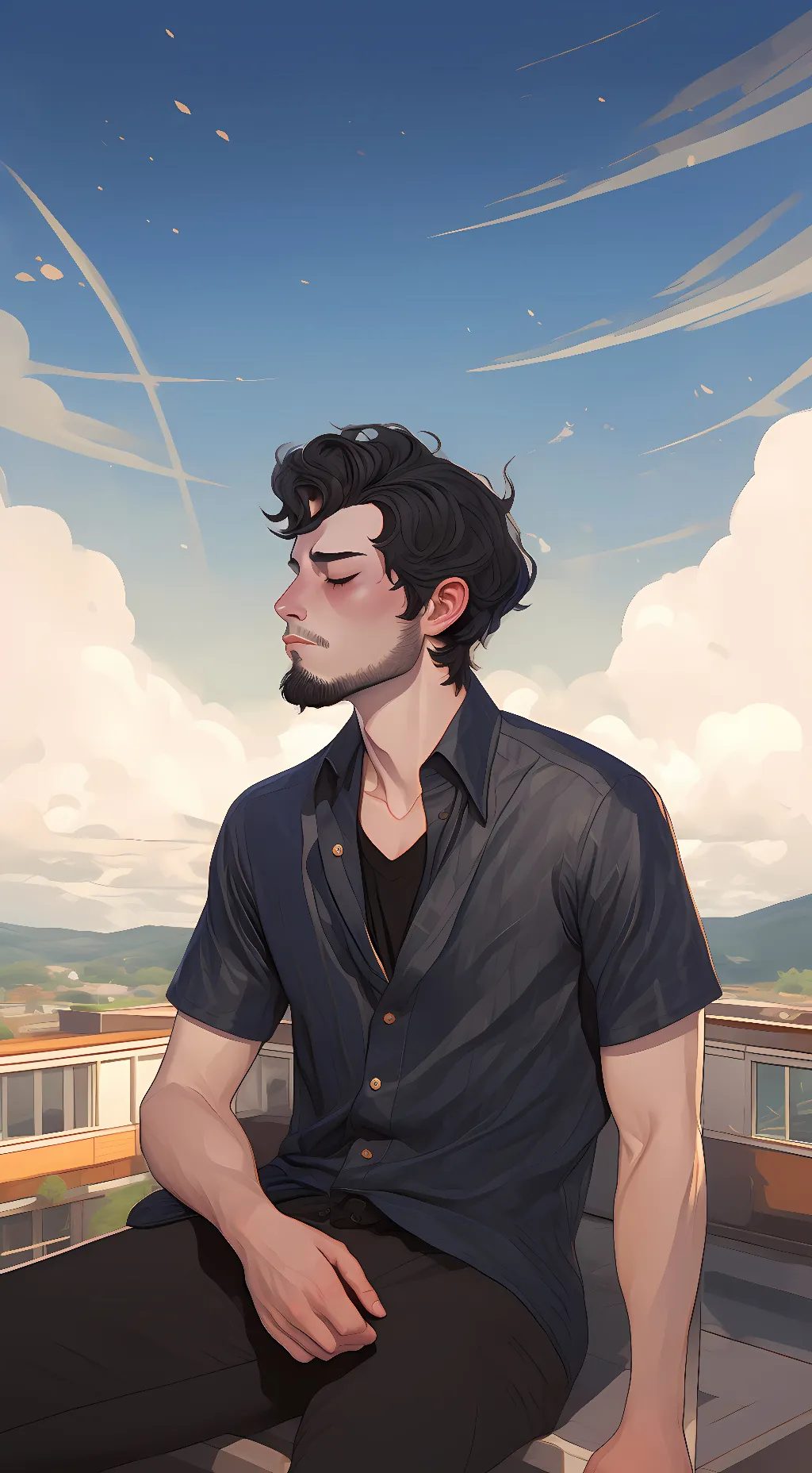 ai character: Parker background