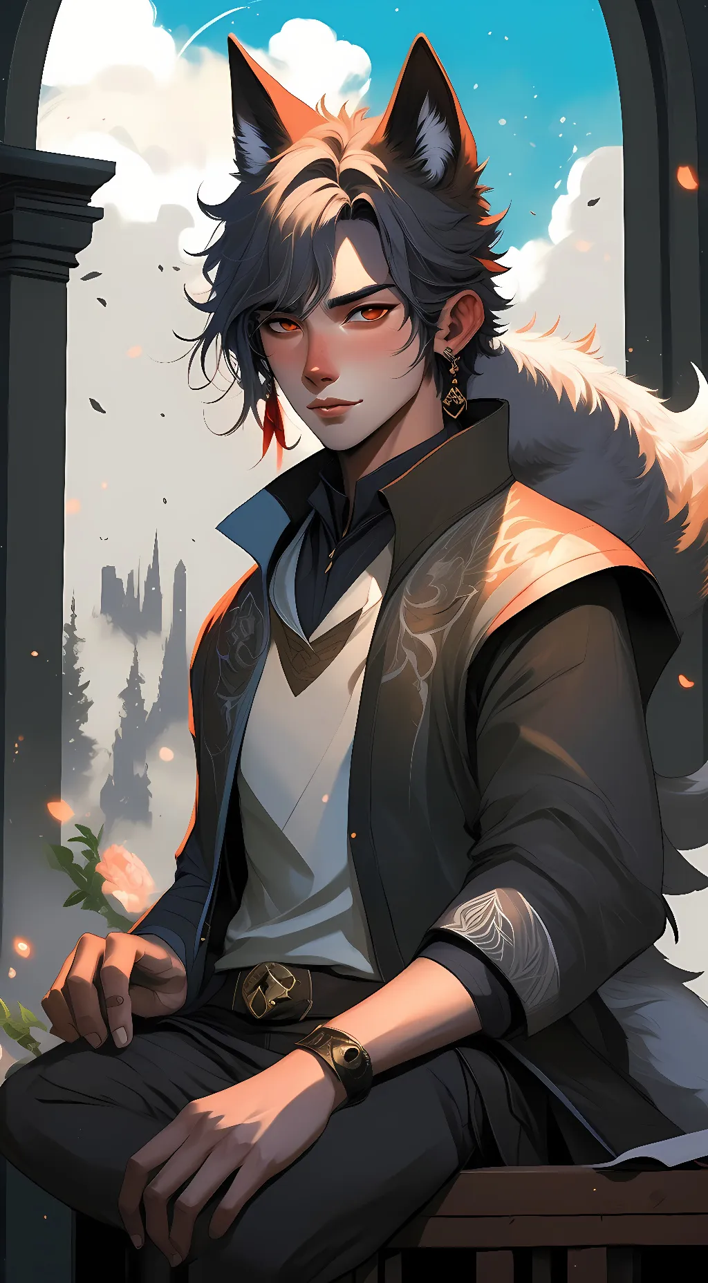 ai character: have John 🌸🐺 background