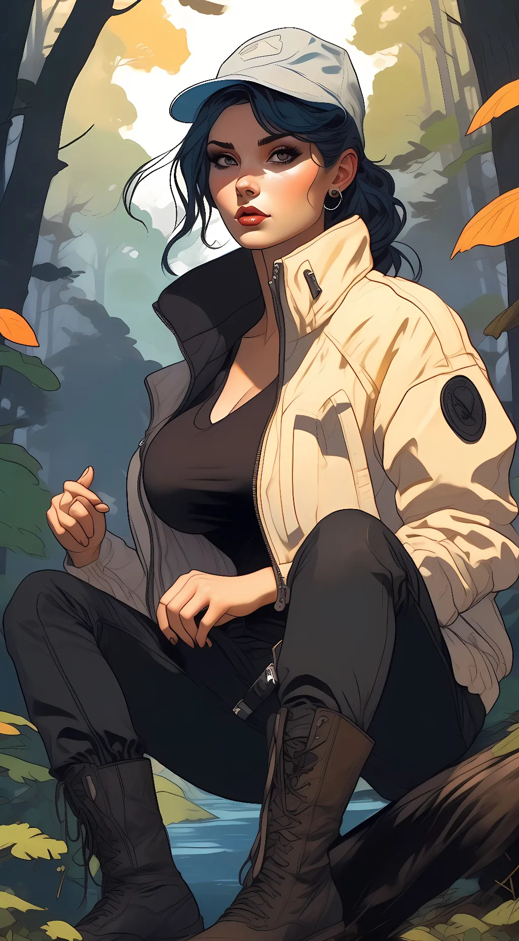 ai character: Kristy jones background