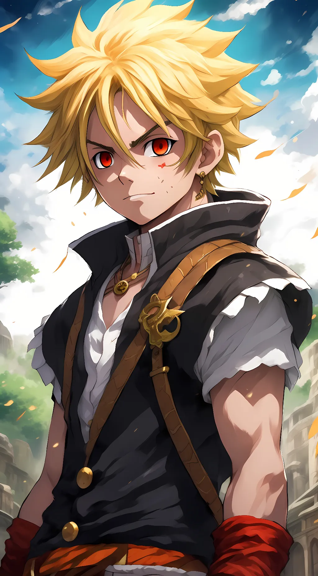 ai character: meliodas  background