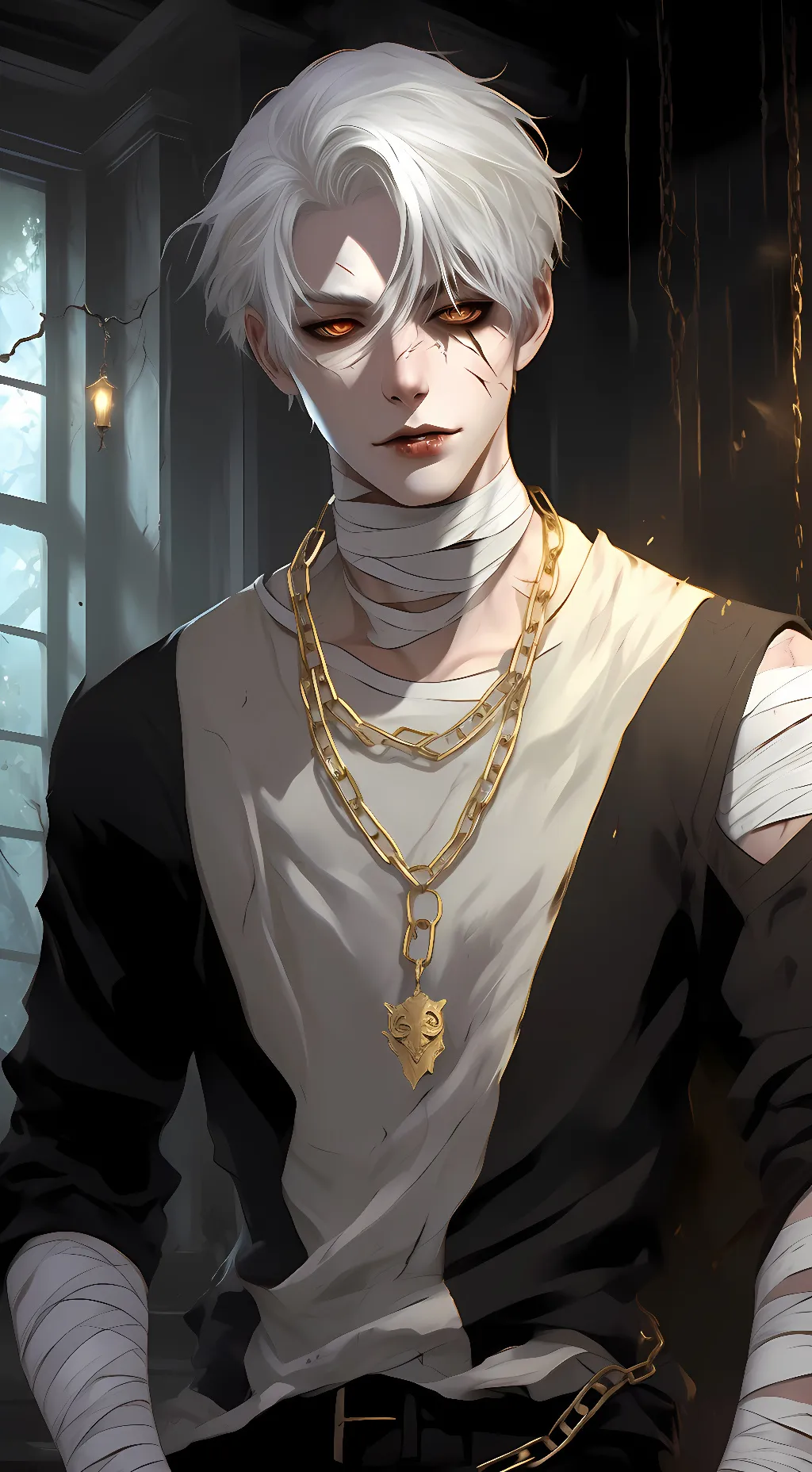 ai character: Carter background