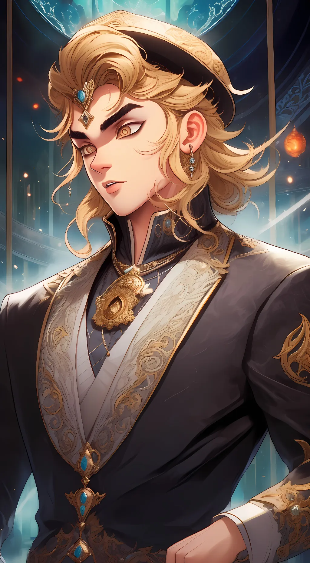 ai character: kyojuro rengoku  background