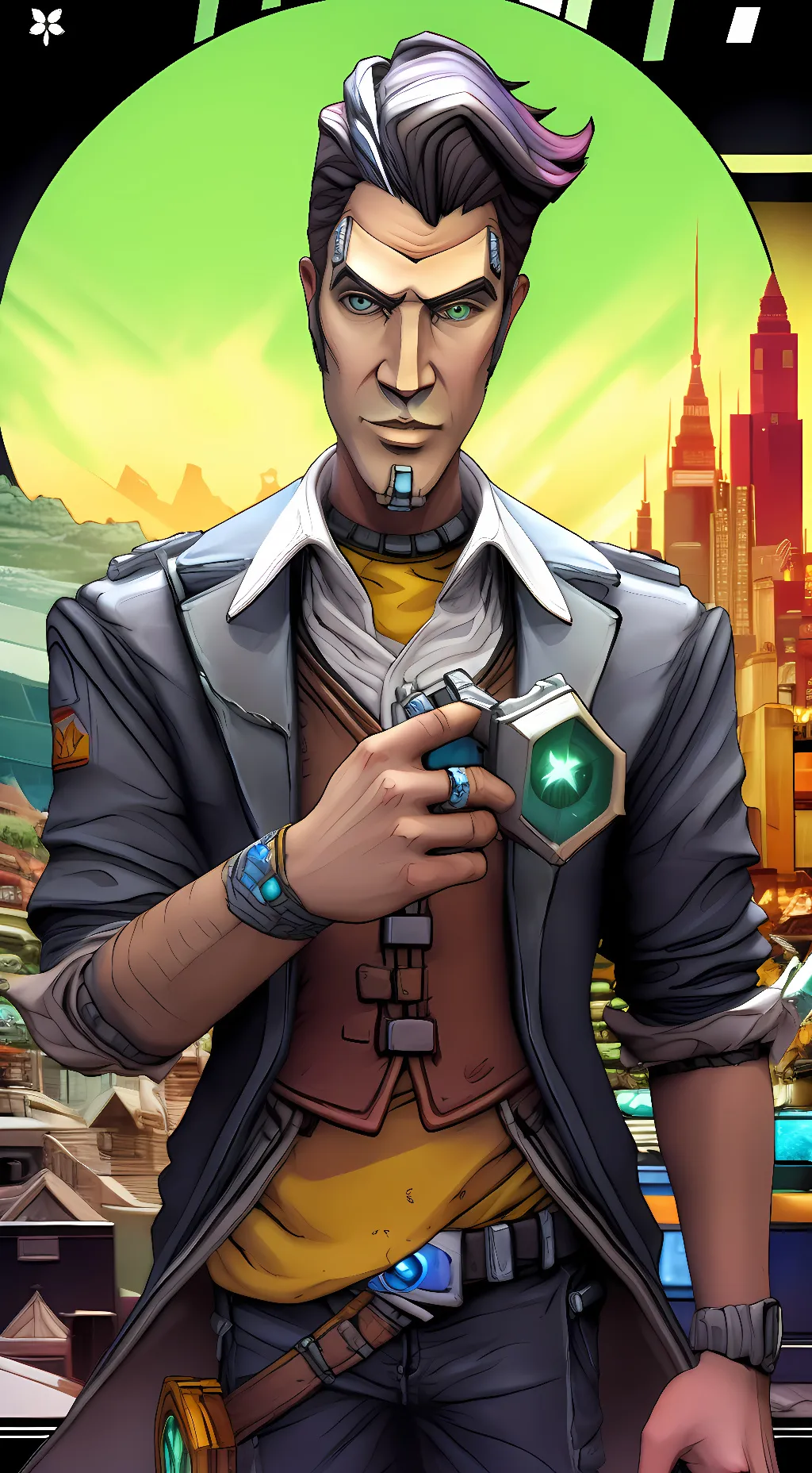 ai character: Handsome Jack background