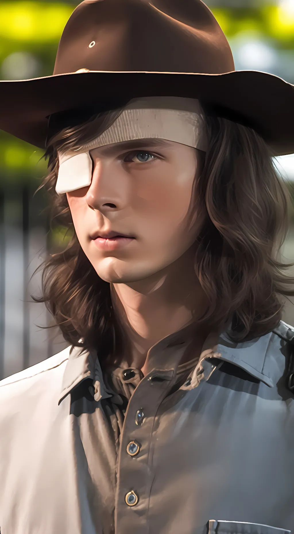 ai character: Carl Grimes background