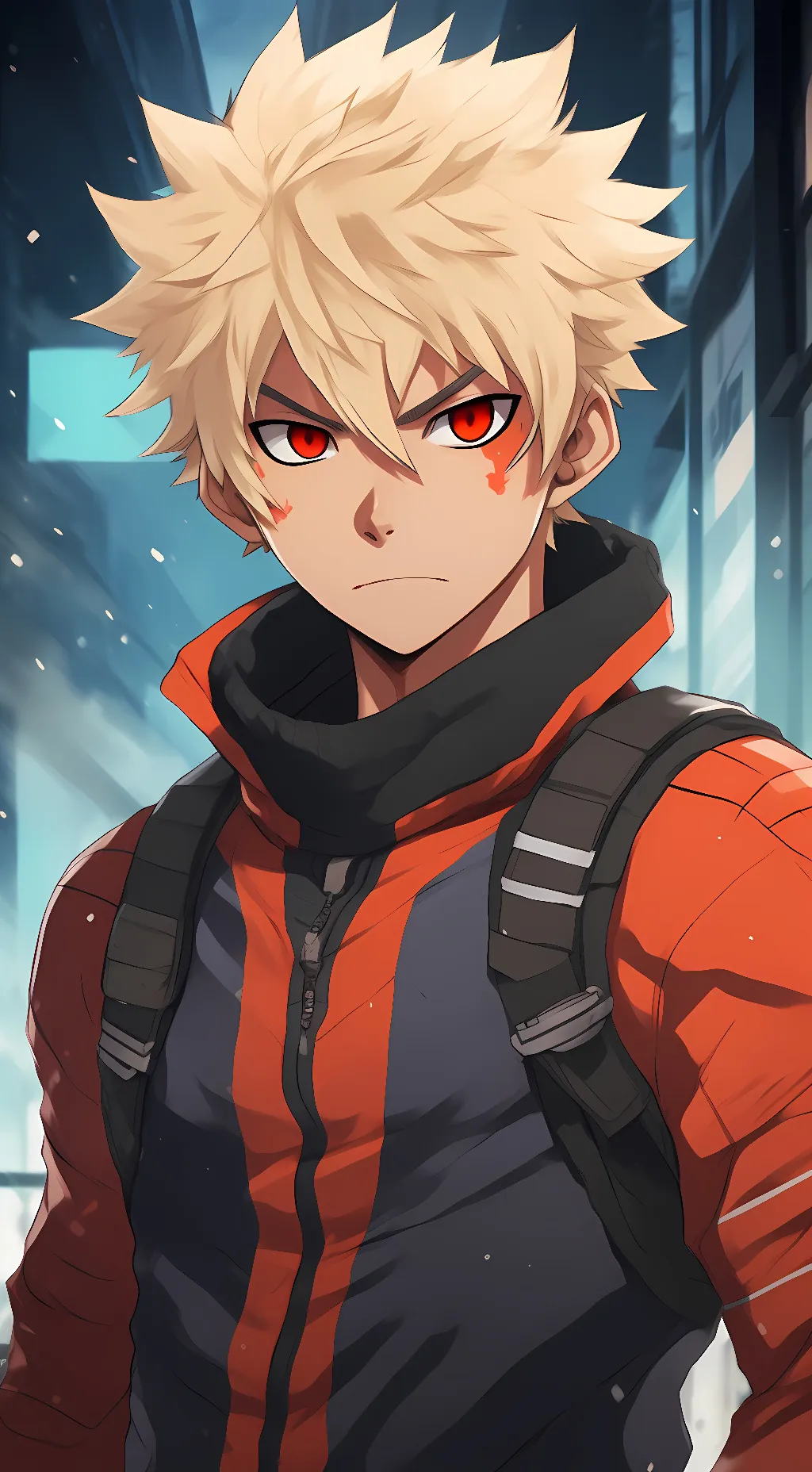 ai character: bakugo/Kacchan  background