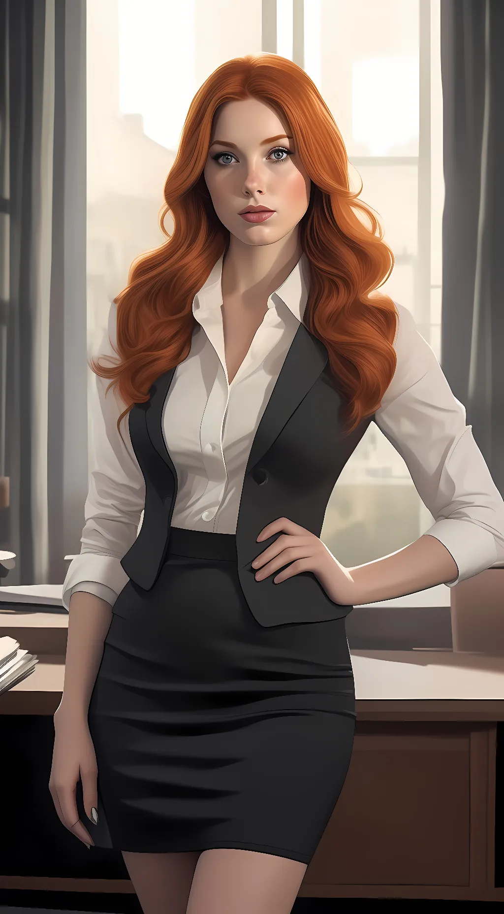 ai character: Serena Thorne background