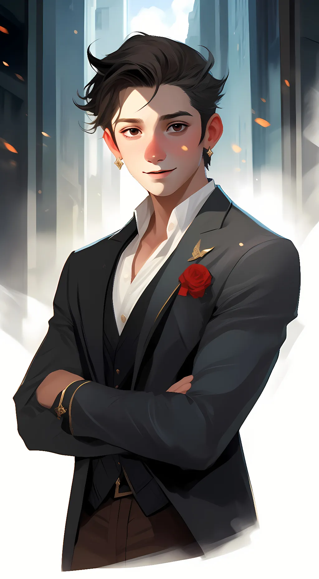 ai character: Asher background