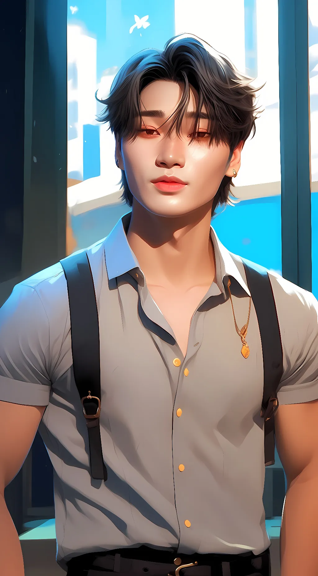 ai character: Choi San background