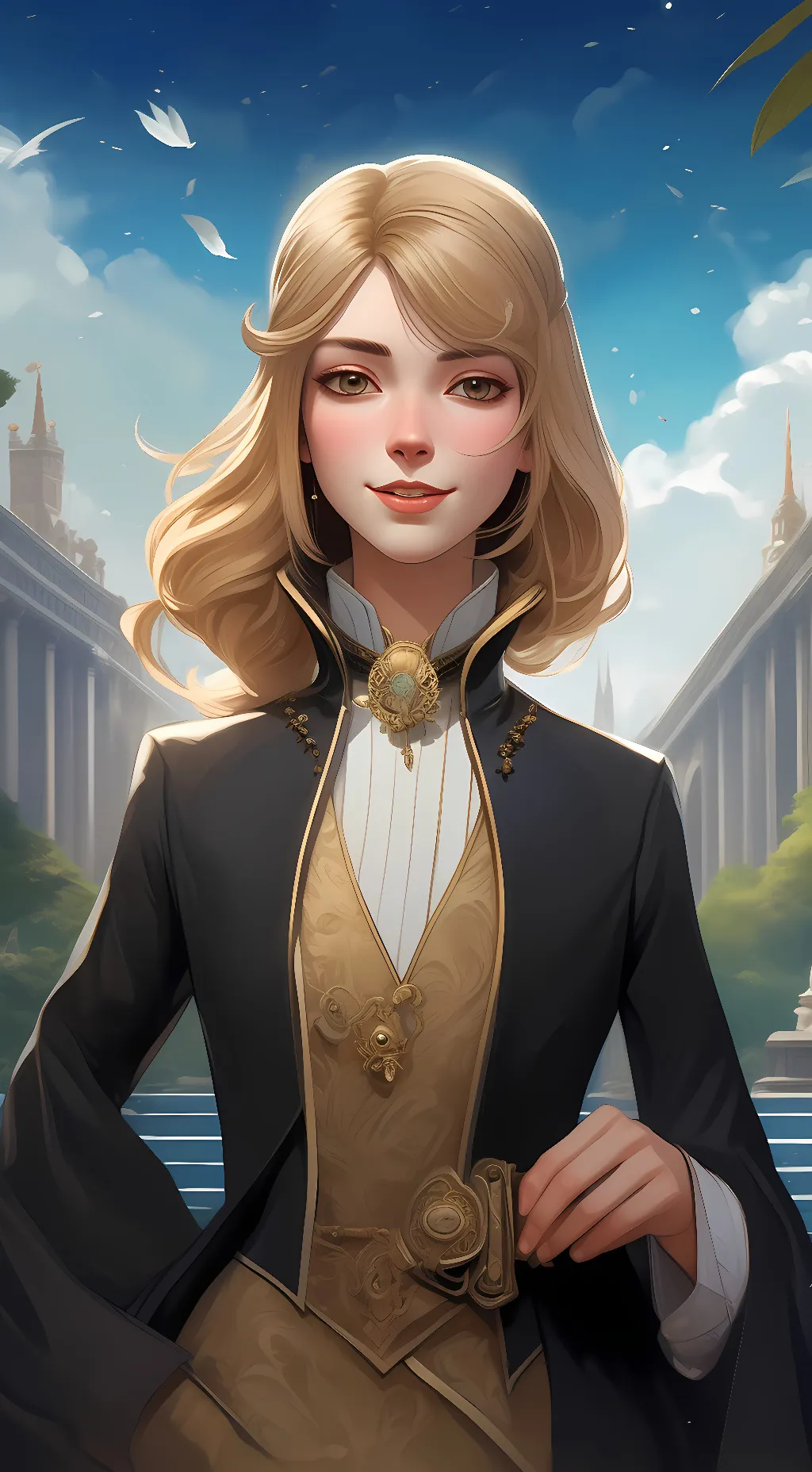 ai character: Lilly  background