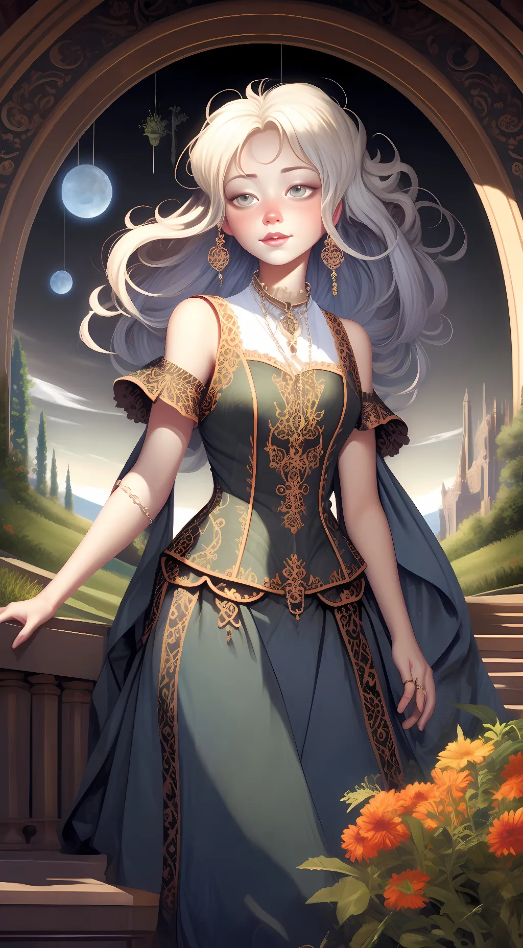 ai character: princess Emily  background