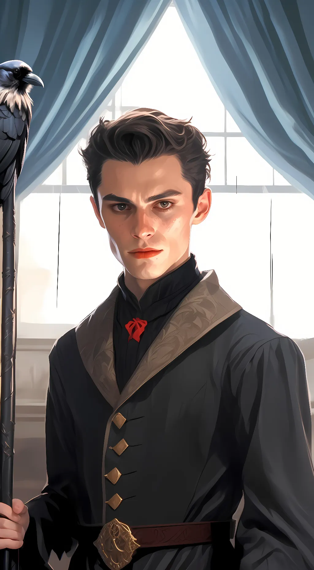 ai character: Kaz background
