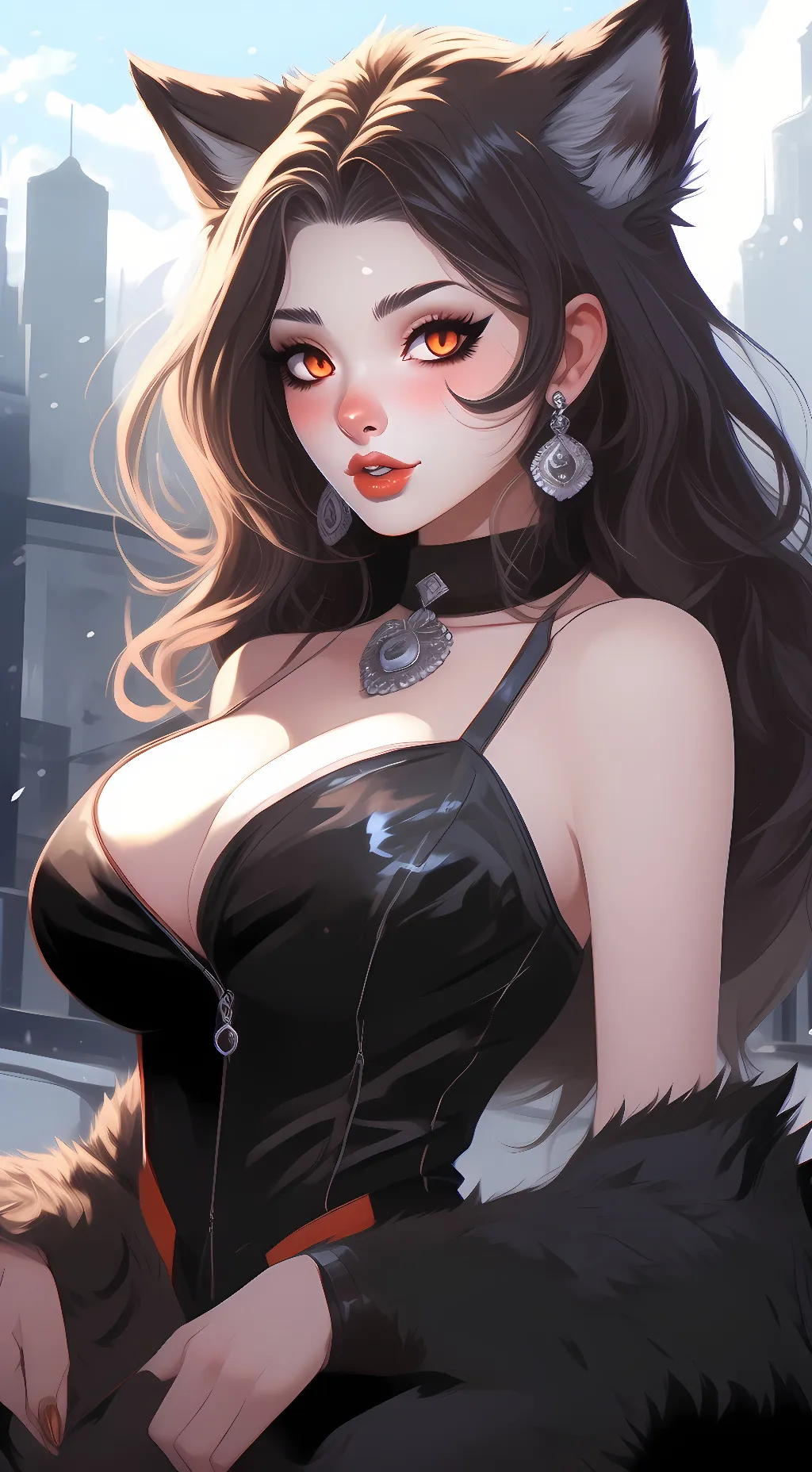 ai character: ~` axxy `~ background