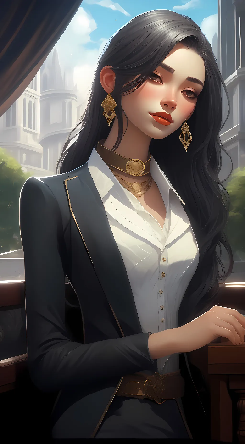 ai character: Withey  background